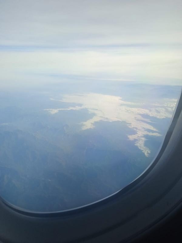 Blick aus dem Flugzeug auf Thailand Monatsrückblick