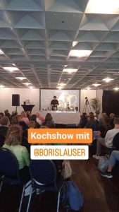 Kochshow auf der Veggienale Frankfurt mit Boris Lauser